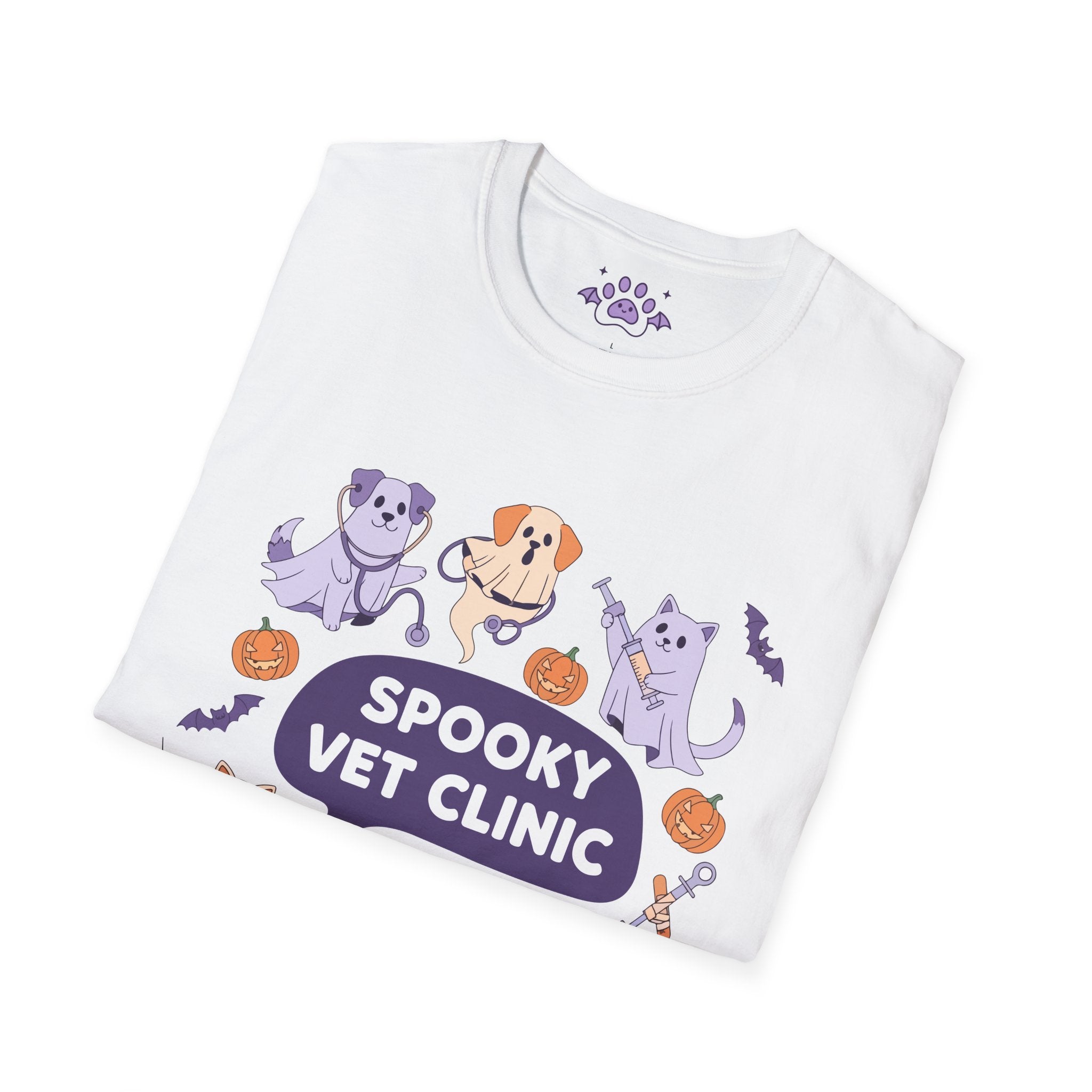 Spooky Vet Clinic Tee - Unisex Softstyle T-Shirt, Halloween Shirt, Pet Lover Gift, Vet Staff Apparel, Cute Animal Tee, October [...]