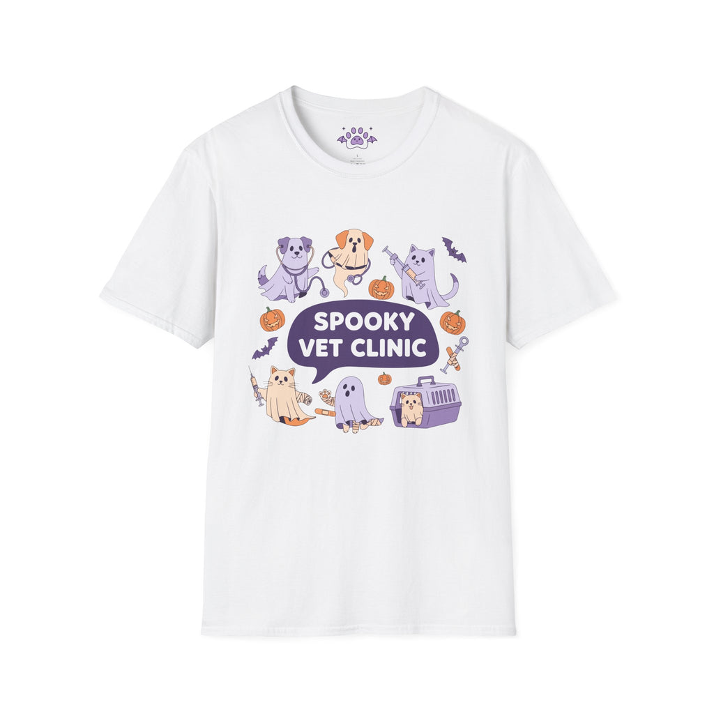 Spooky Vet Clinic Tee - Unisex Softstyle T-Shirt, Halloween Shirt, Pet Lover Gift, Vet Staff Apparel, Cute Animal Tee, October [...]